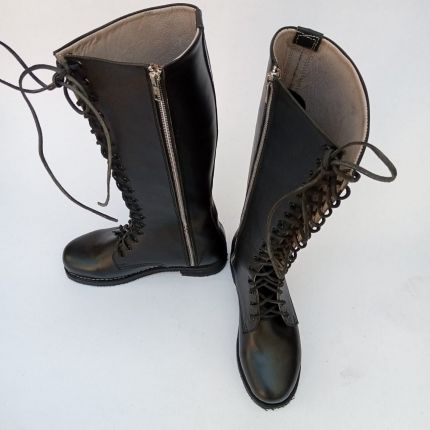 Riding Long boot with Laces and Zip